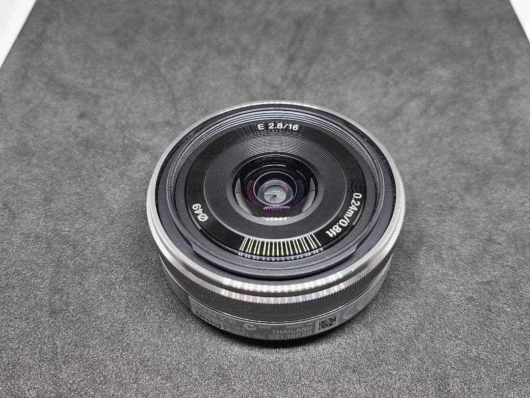 SONY ソニー E 16mm F2.8 SEL16F28 シルバー