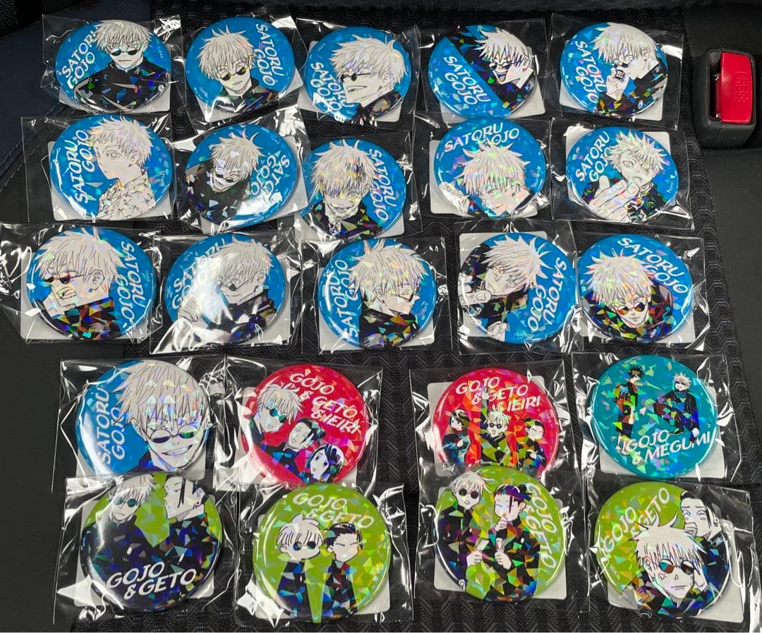 呪術廻戦　オールスター缶バッジ　懐玉・玉折　五条悟　コンプリート　セット