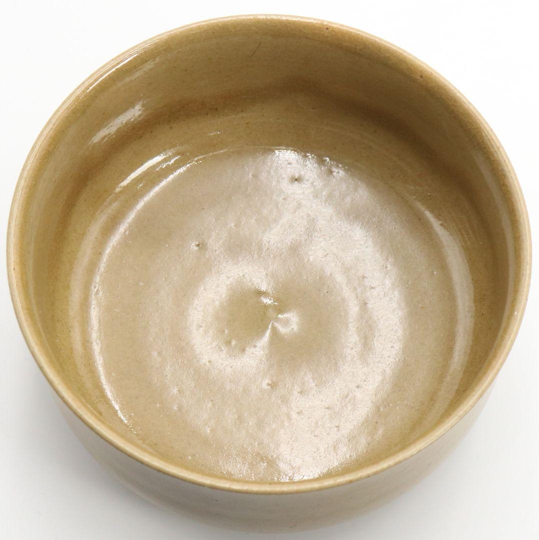 岡本英山作 虫明焼 蛍ノ絵茶碗 桂又三郎書付 茶道具　C255