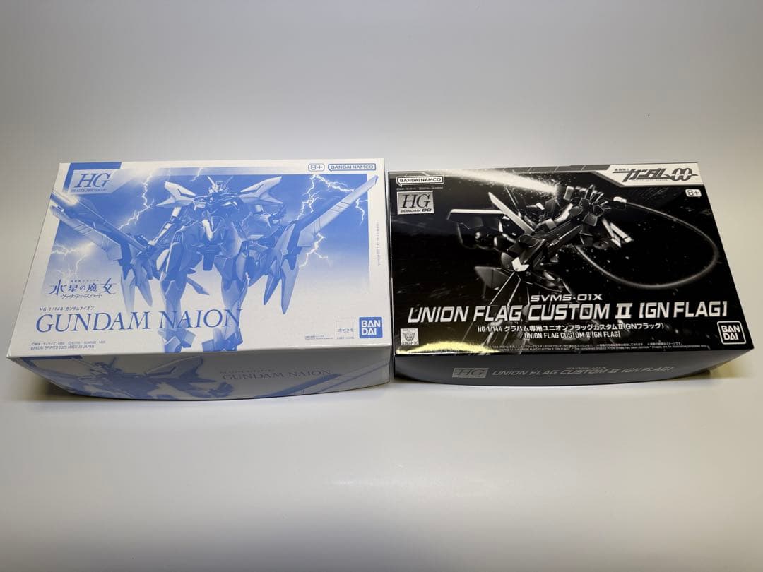 HG1/144 ガンダムナイオンとHG1/144 ユニオンフラッグカスタムII