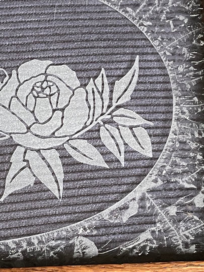 希少　硝子工芸品「 結霜ガラス 壁掛け」