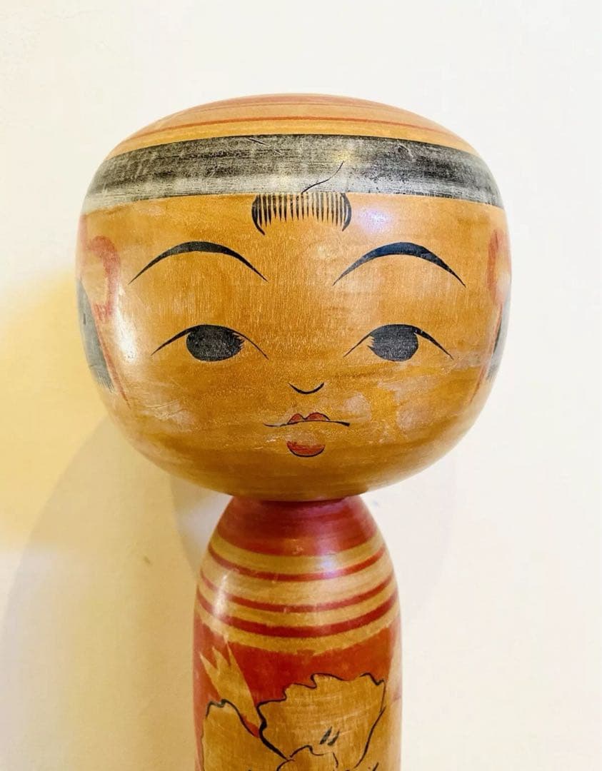 中古　こけし　日本　人形　木製　特大　本多伸夫　55cm コレクション　伝統