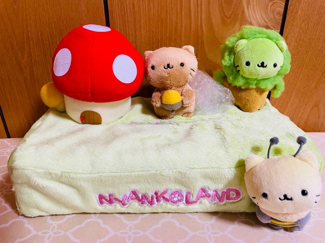 激レア！にゃんにゃんにゃんこ ぬいぐるみティッシュカバー