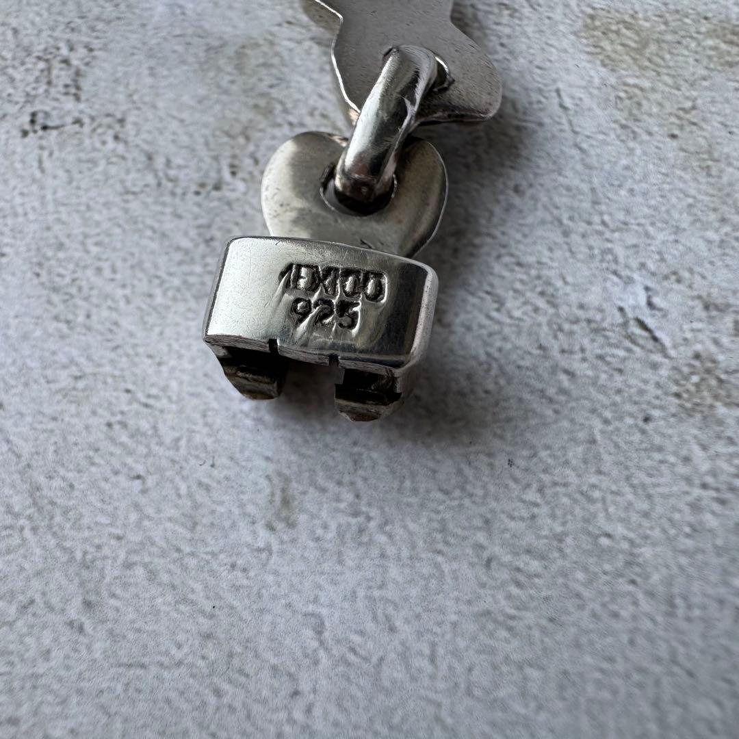 ヴィンテージ カーブチェーンブレスレット シルバー925 メキシコ製