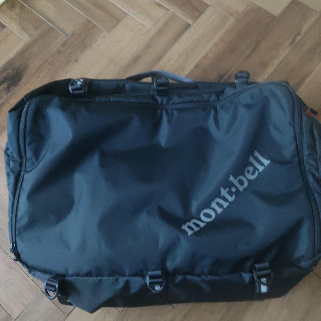 美品　モンベルmont-bell 3-Way ダッフル Kid's 55 黒