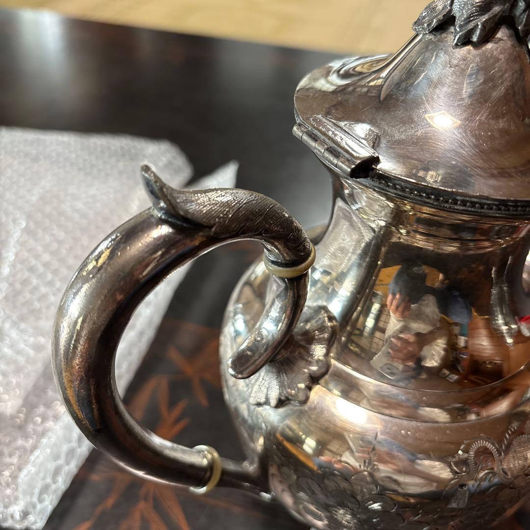 銀メッキ ティーポット