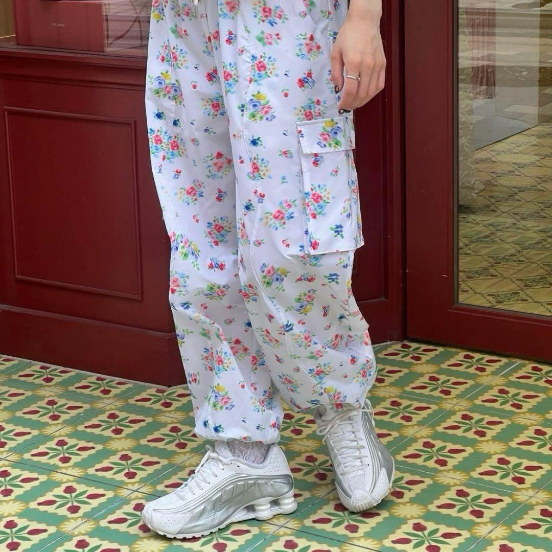 【POPPY】floral wave cargo (あさぎーにょ)