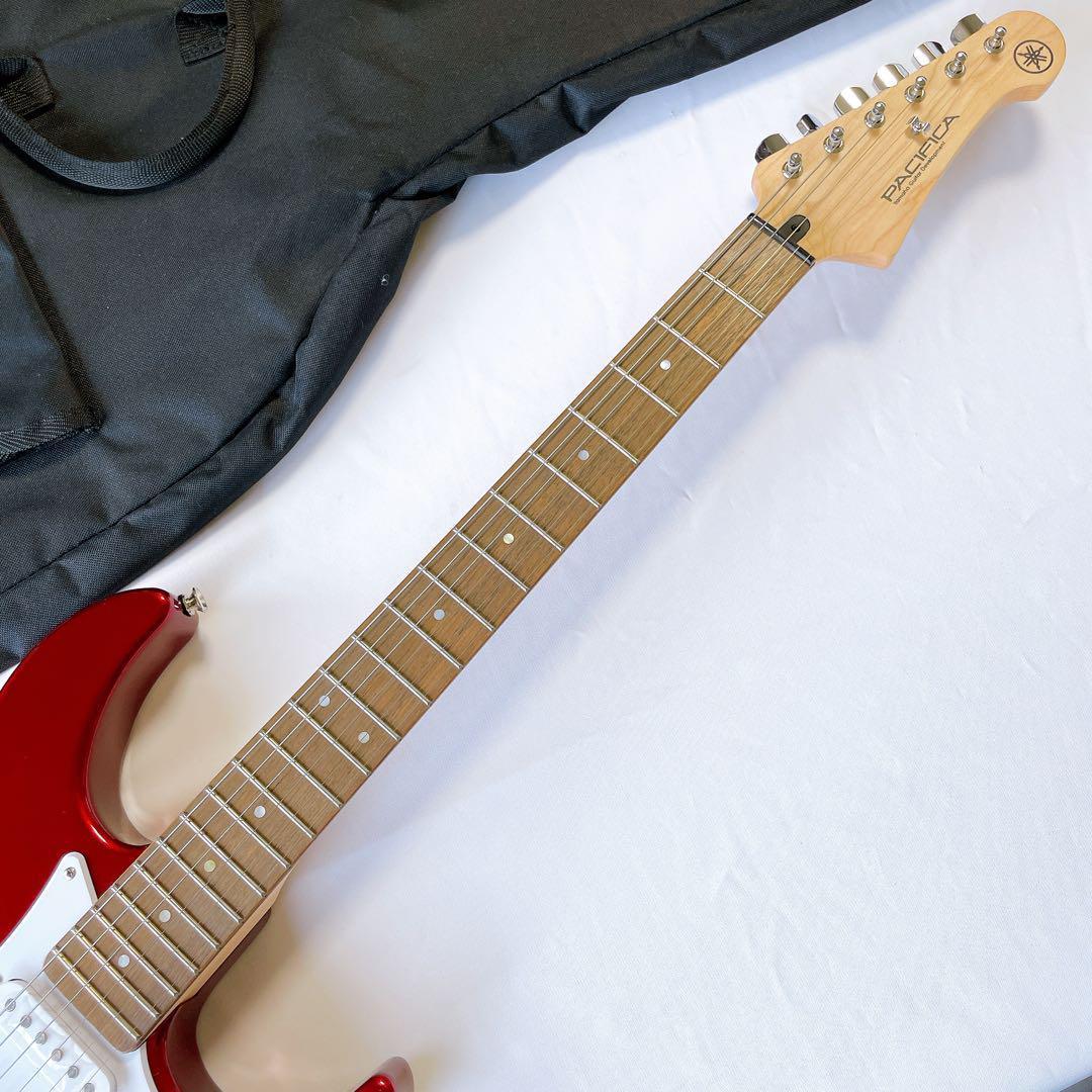 付属品&ケース付き　YAMAHA パシフィカPAC012 レッド