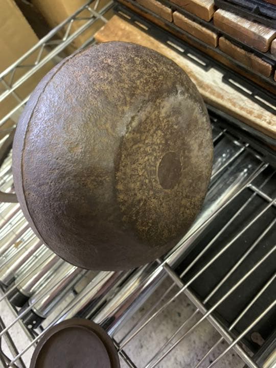 値下げ！鉄瓶　遺物整理　旧蔵家出物　忠兵衛　美品