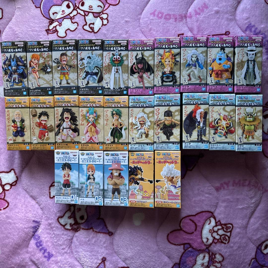 ワンピース ワールドコレクタブルフィギュア 全25種