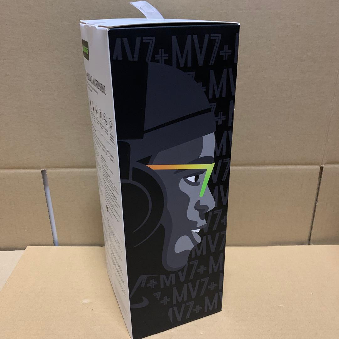 新品未開封　SHURE MV7+ ポッドキャストマイクロホン ブラック