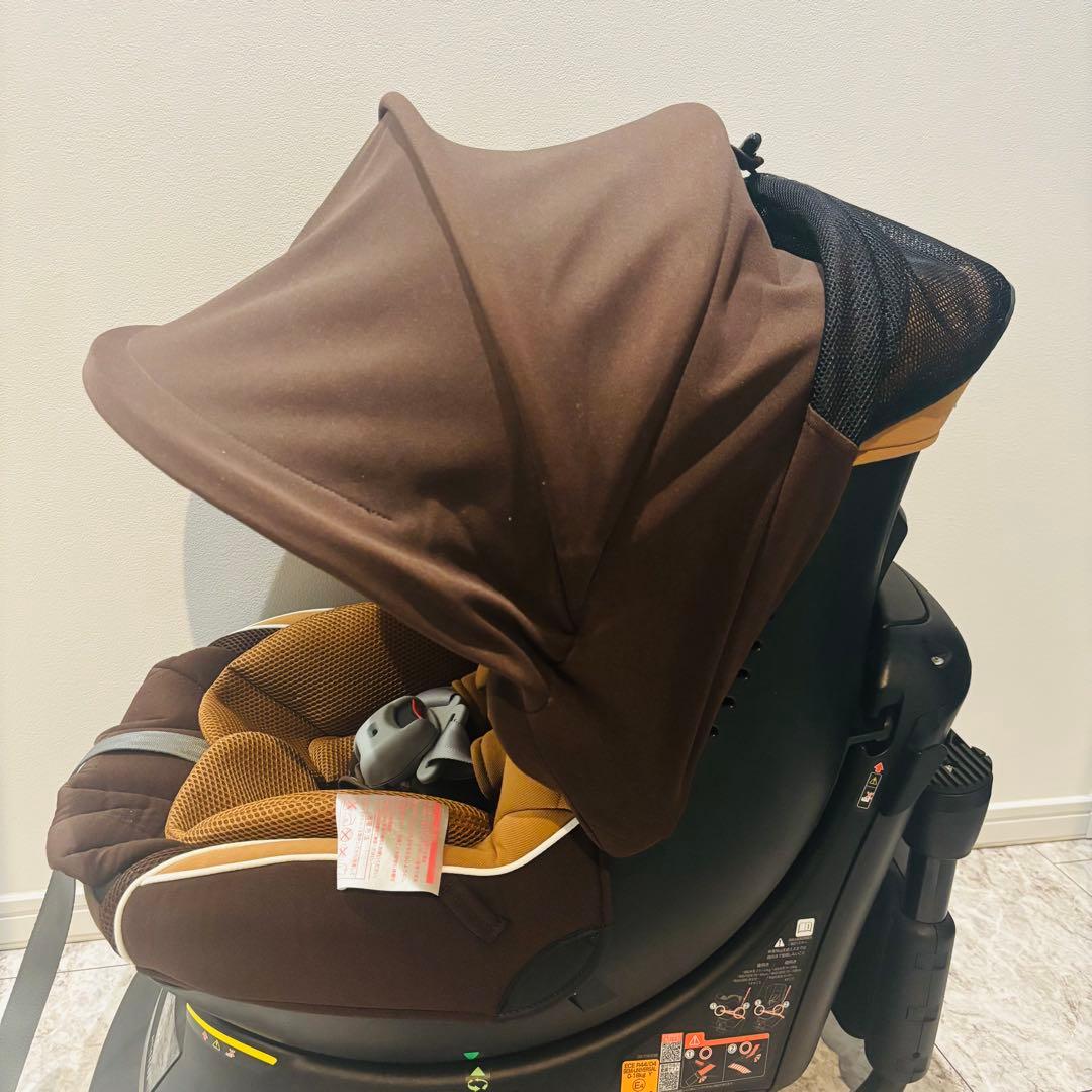 【美品】エールベベ クルットNT2 チャイルドシート　シナモンブラウン