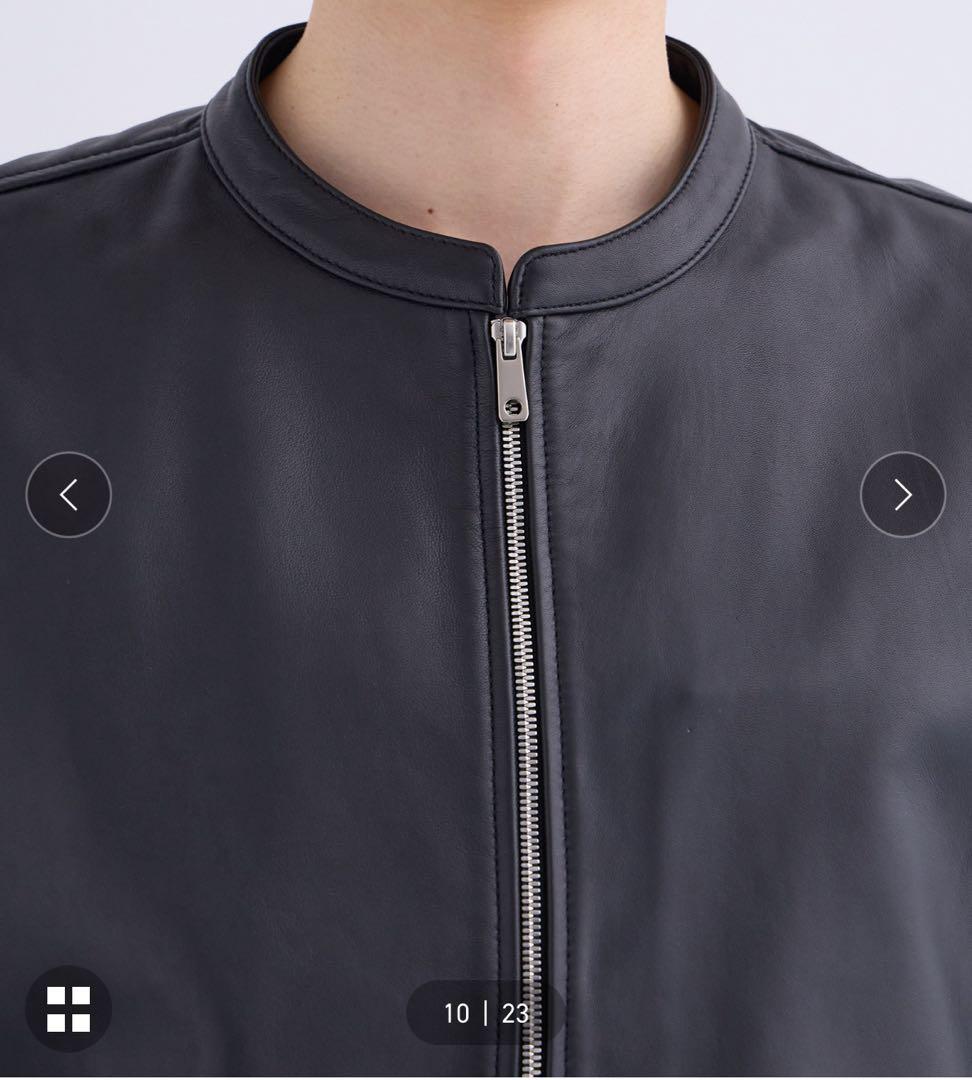 極美品 UNITED TOKYO ラムレザーシングルジャケット サイズ3