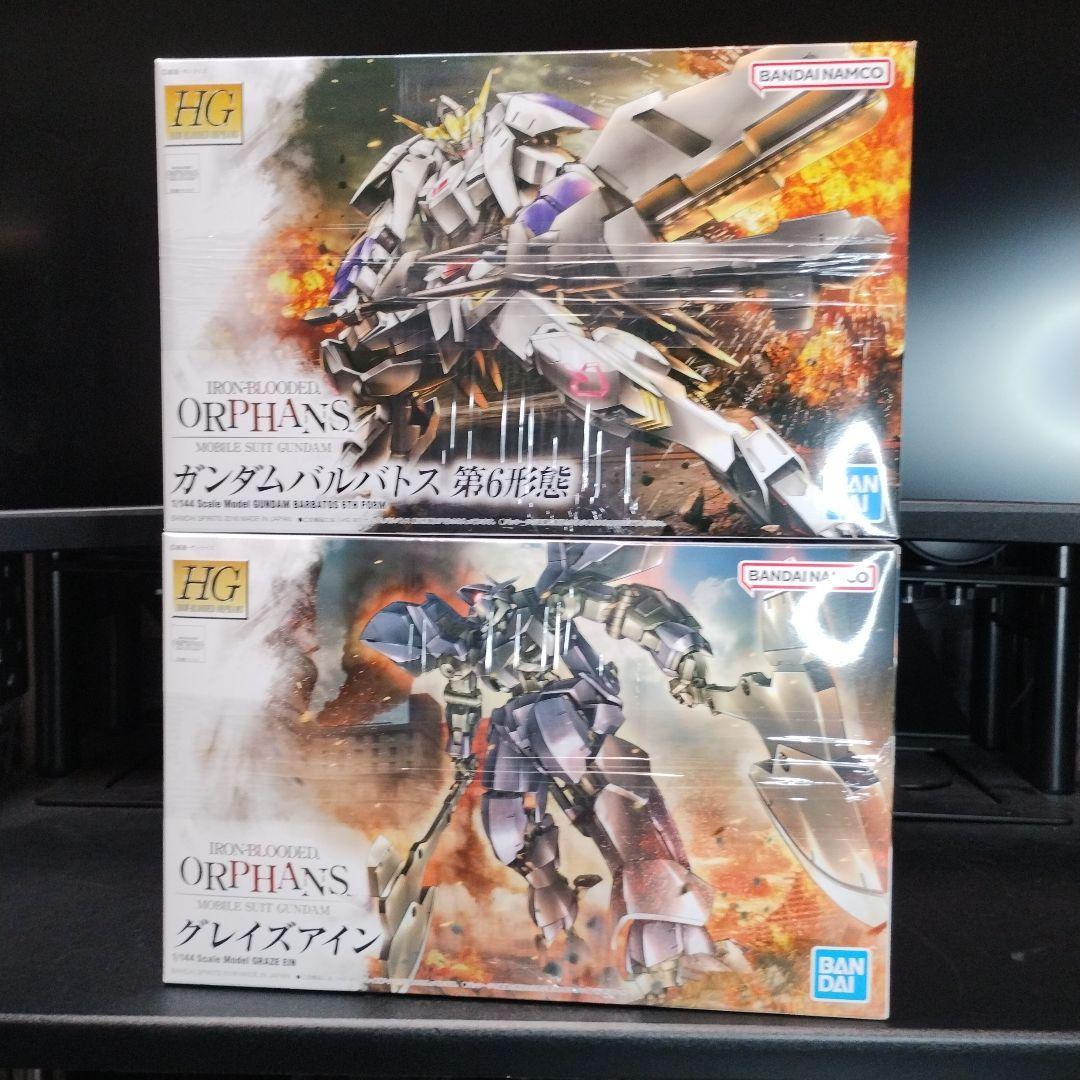 未開封新品 HG バルバトス第6形態＋グレイズアイン 合計2個セット