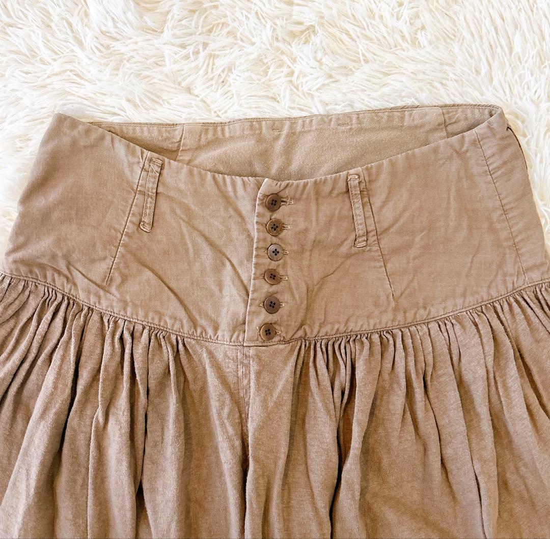 kapital ギャザー　アミッシュパンツ　コットン　サルエルパンツ　ガウチョ