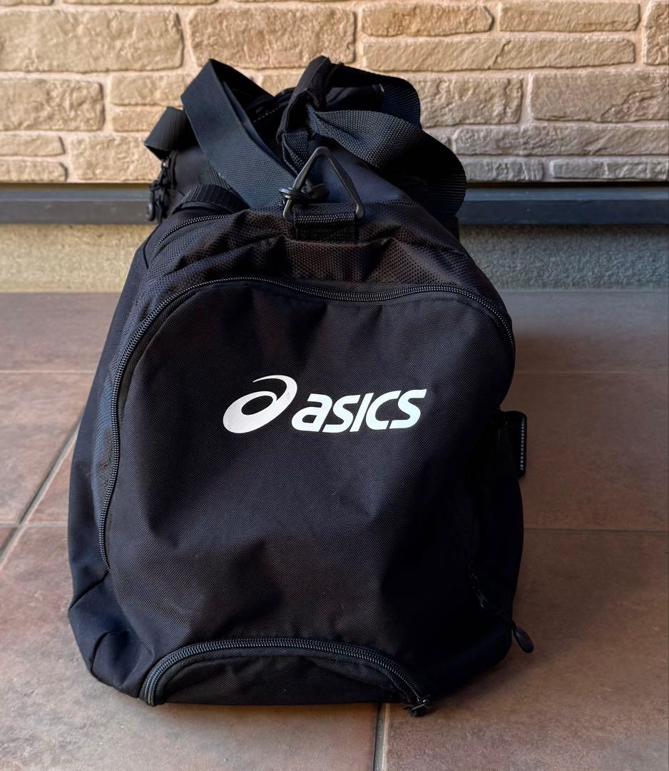 希少　美品　アシックス 3way キャリーボストンバッグ　大容量　90L