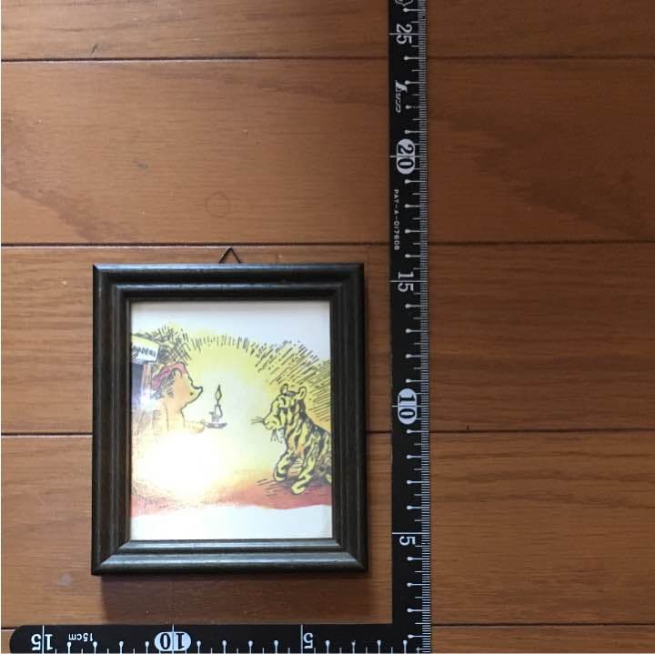 ポスター プーさん ティガー ロンドン 額付 約12cm 角