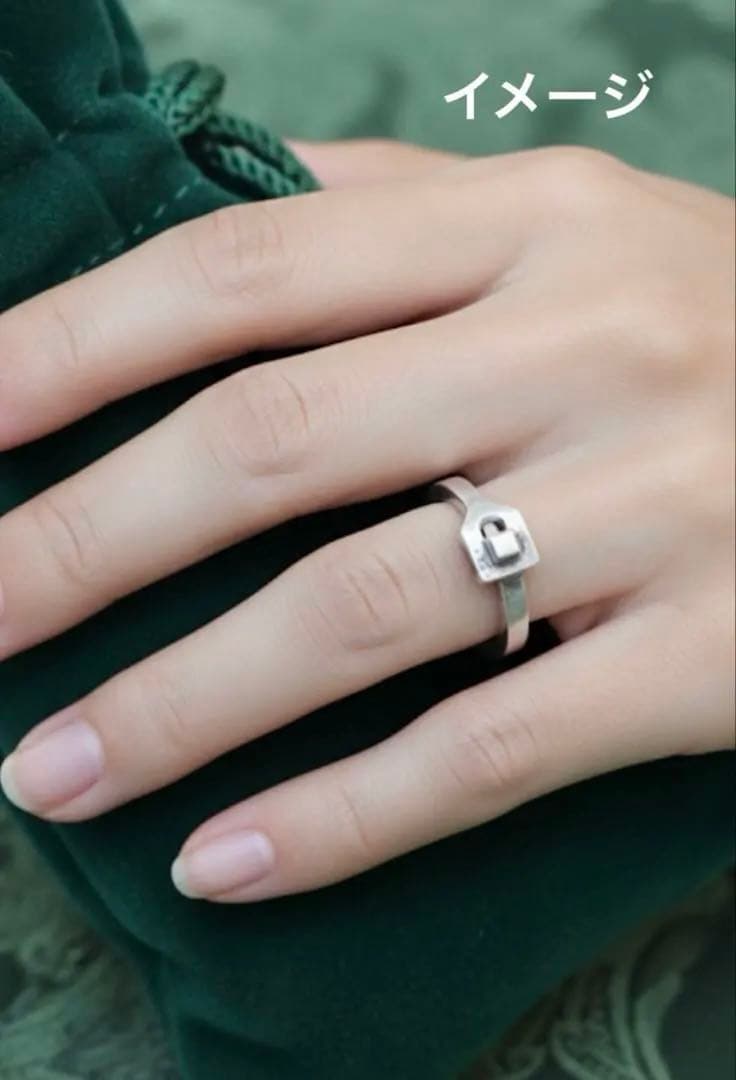 ジョージ・ジェンセン スターリングシルバー # A1 モダン リング　16号