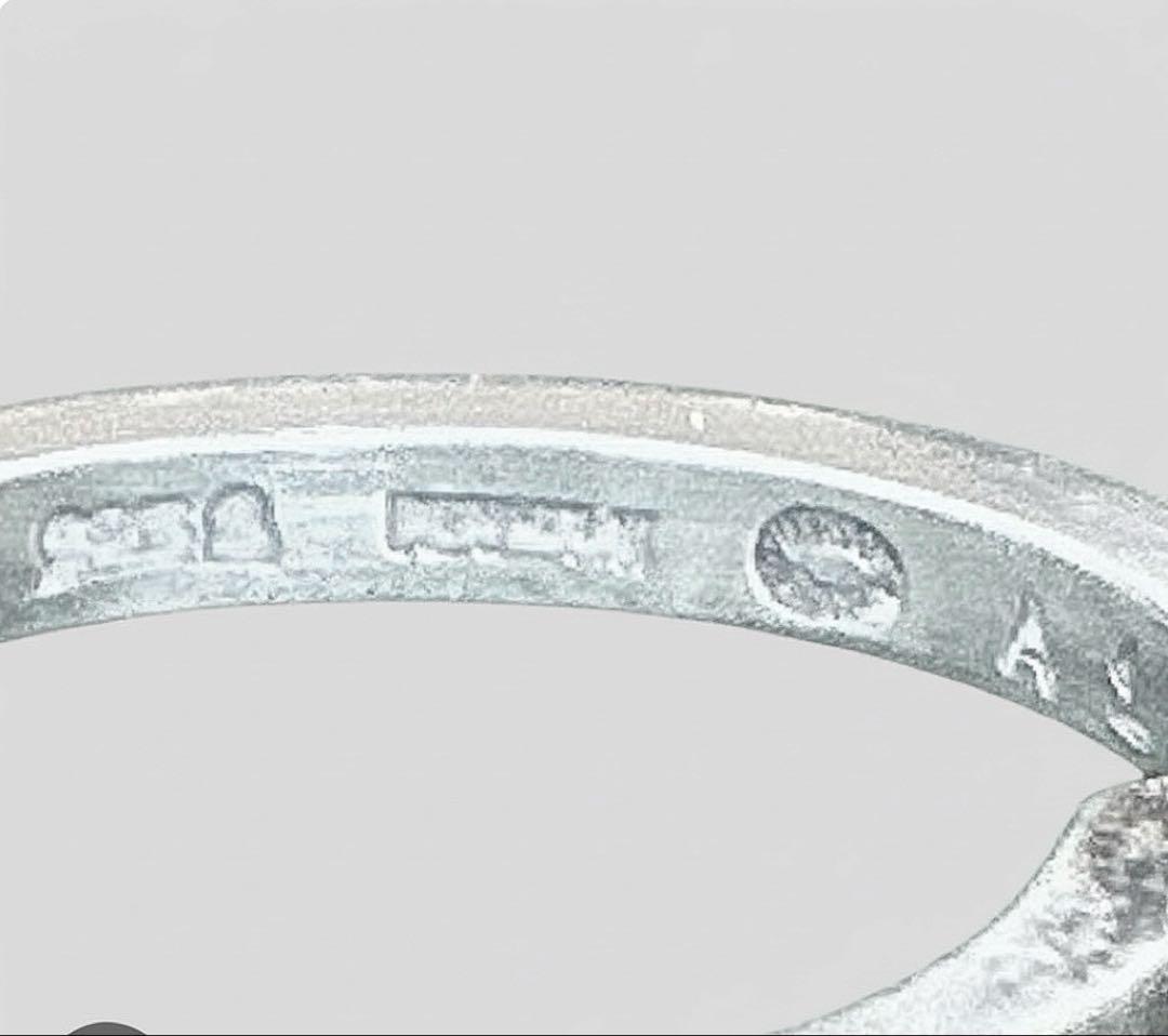 ジョージ・ジェンセン スターリングシルバー # A1 モダン リング　16号