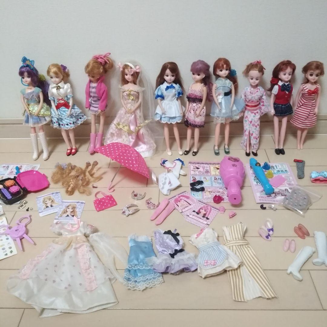 リカちゃん 人形 まとめ売り おもちゃ お店やさん 回転寿司 メイクアップ