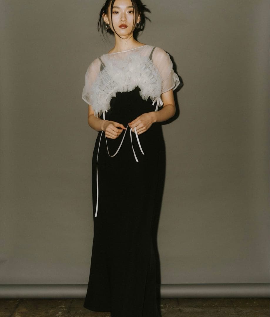 ⚠️値下げしました【ANDRESD】チュールドレス