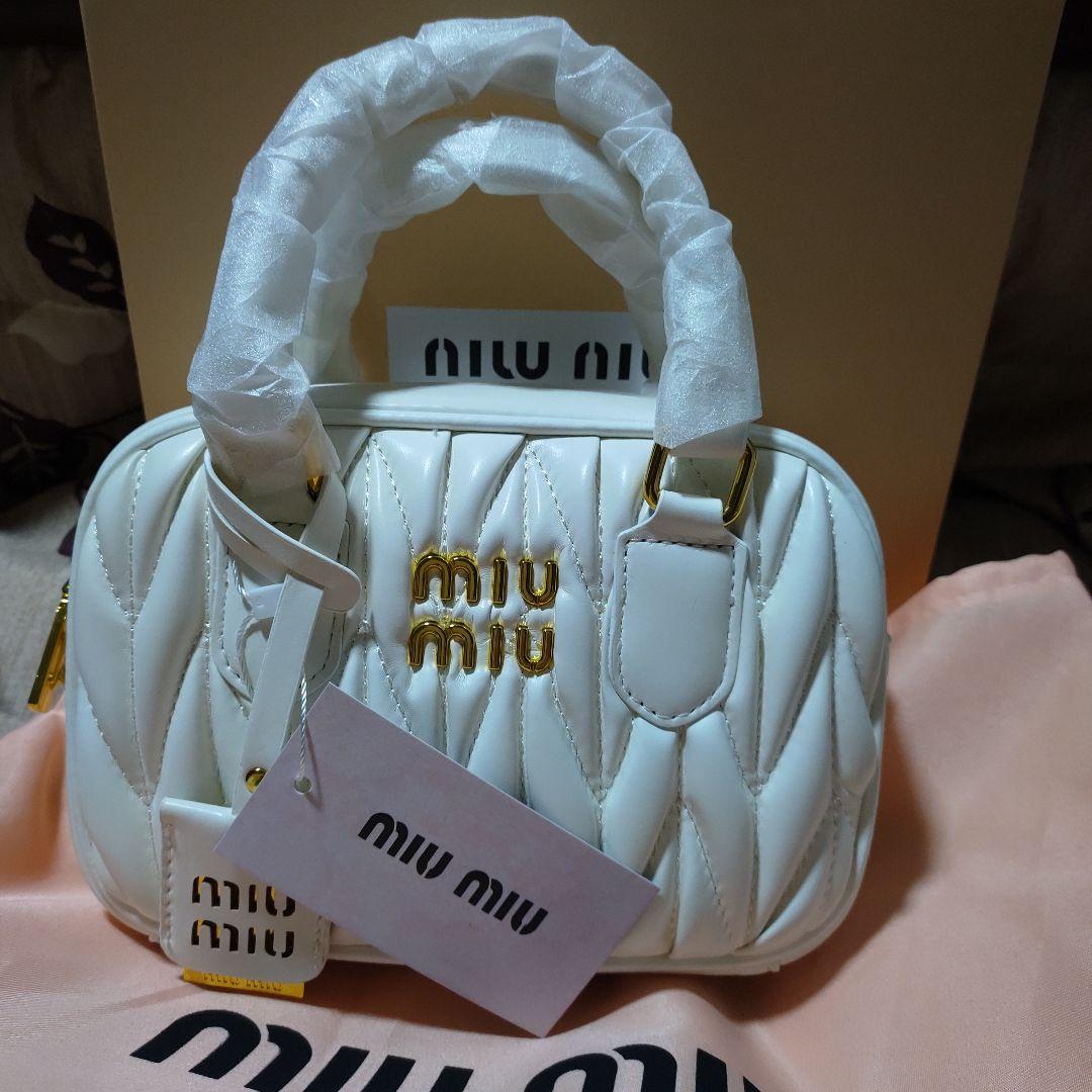 MIU MIU ミュウミュウ　ボウリングバッグ ハンドバッグ ショルダーバッグ
