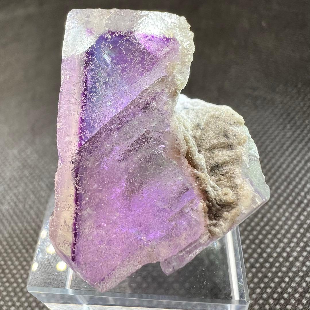 可愛い‼︎ ヤオガンシャン　パープルグラデーションフローライト　可愛い‼︎（2回目）