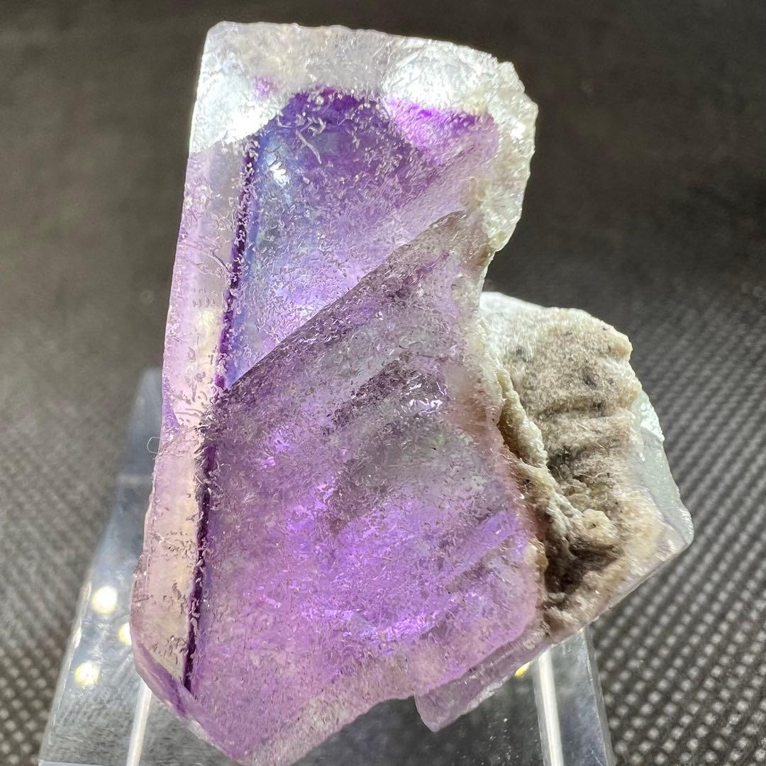 可愛い‼︎ ヤオガンシャン　パープルグラデーションフローライト　可愛い‼︎（2回目）