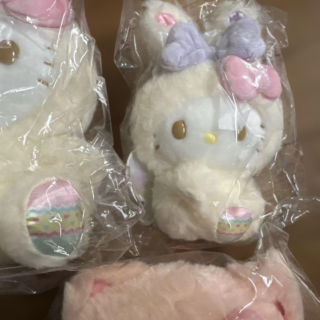 サンリオ ハローキティ 肉球 ぬいぐるみ イースターラビット グラデーション 他
