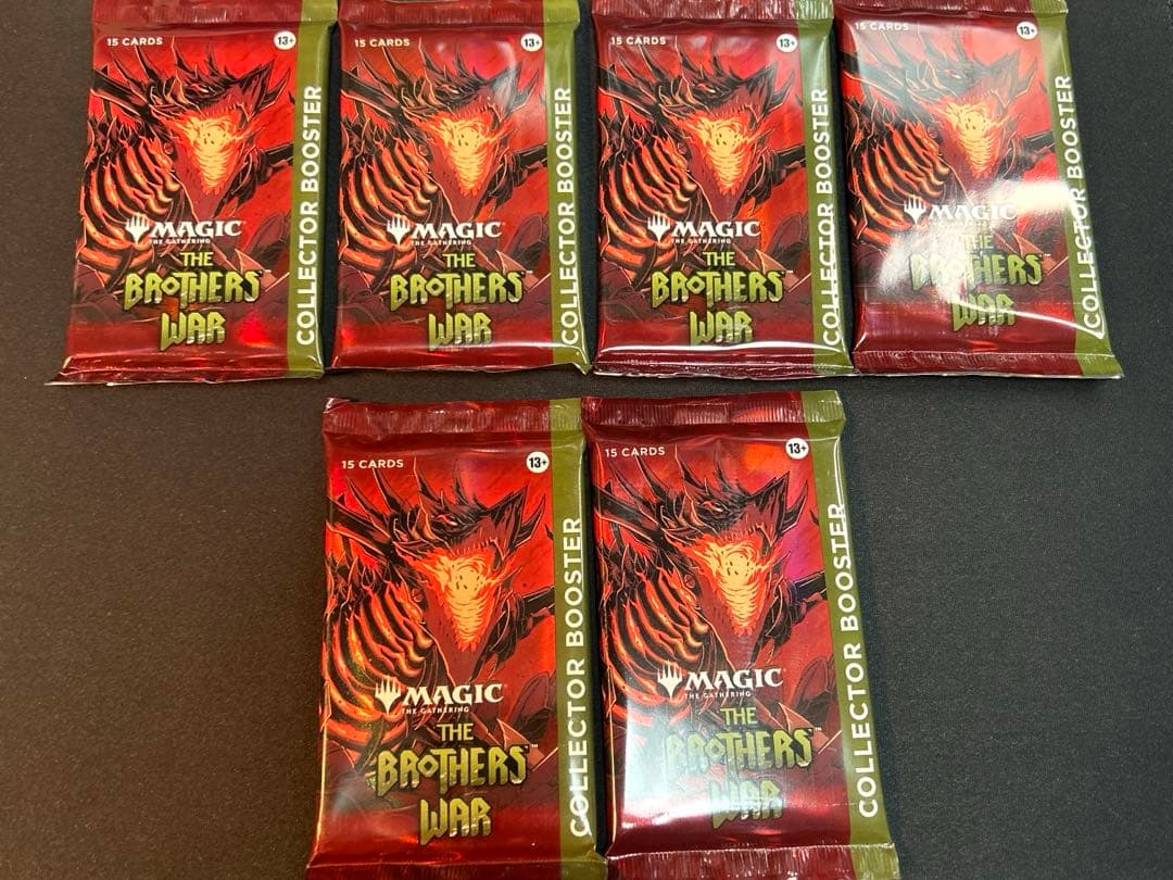 MTG 【英語版】兄弟戦争コレクター・ブースターパック6パック