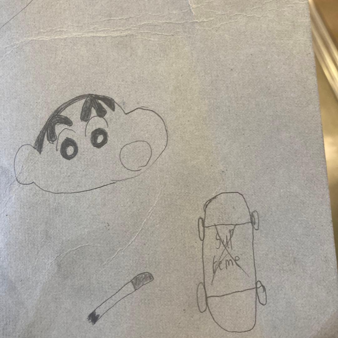 授業中に書いた絵画