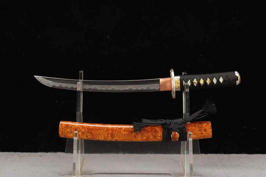 脇差「鎏金夜叉」 刀装具 模擬刀 日本刀 模造刀 鑑賞用 武具 舞踊刀