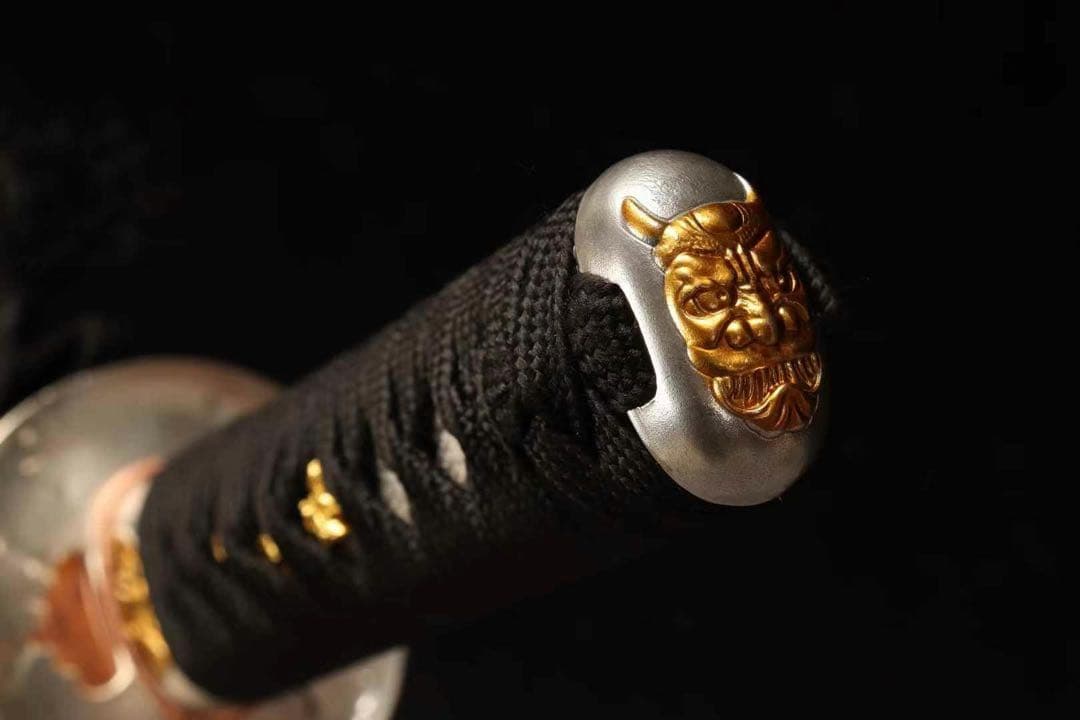 脇差「鎏金夜叉」 刀装具 模擬刀 日本刀 模造刀 鑑賞用 武具 舞踊刀