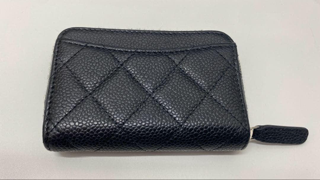 T*P様 超美品未使用✨CHANEL キャビアスキン ブラック レザー ケ