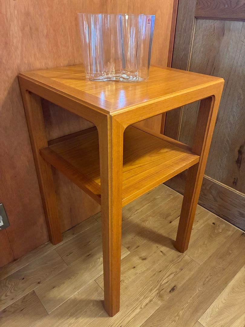 天童木工　花台　サイドテーブル　ヴィンテージ　　チーク
