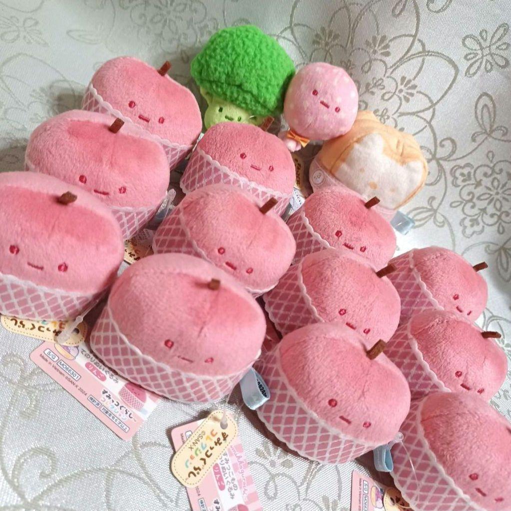すみっコぐらし　すみっこもの てのりぬいぐるみ　マーケット　りんご 他　計15個