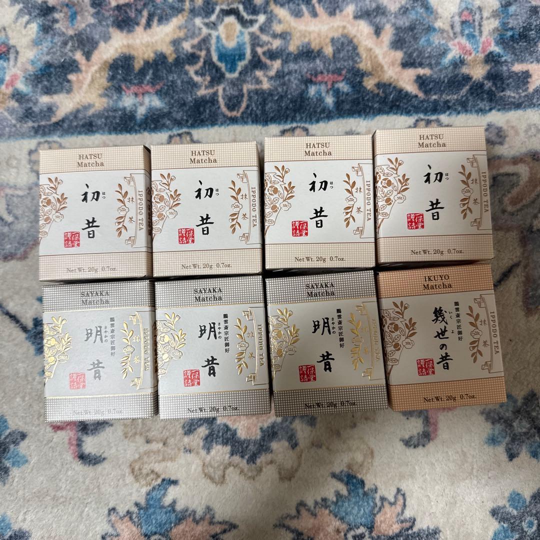 一保堂茶舗　抹茶 8点セット　明の昔、幾世