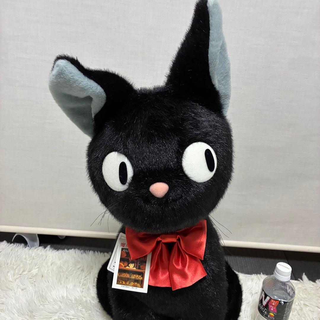 美品　魔女の宅急便　ジジ　タグ付き　特大　ぬいぐるみ　70cm ジブリ
