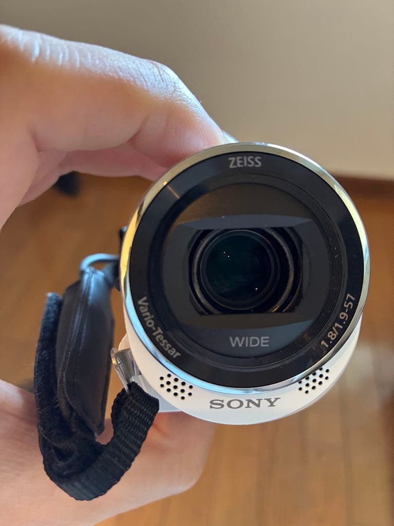 SONY ビデオカメラ 60倍ズーム ホワイト