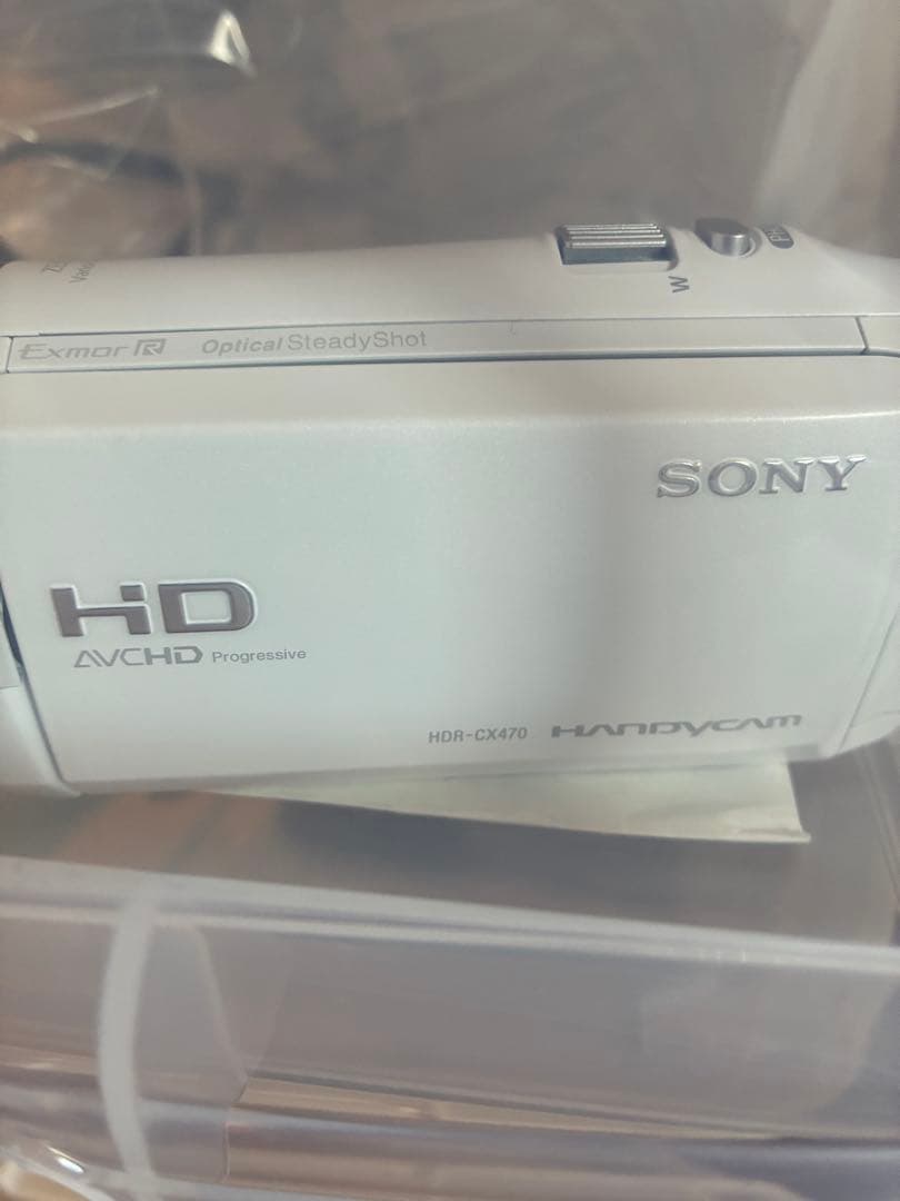 SONY ビデオカメラ 60倍ズーム ホワイト