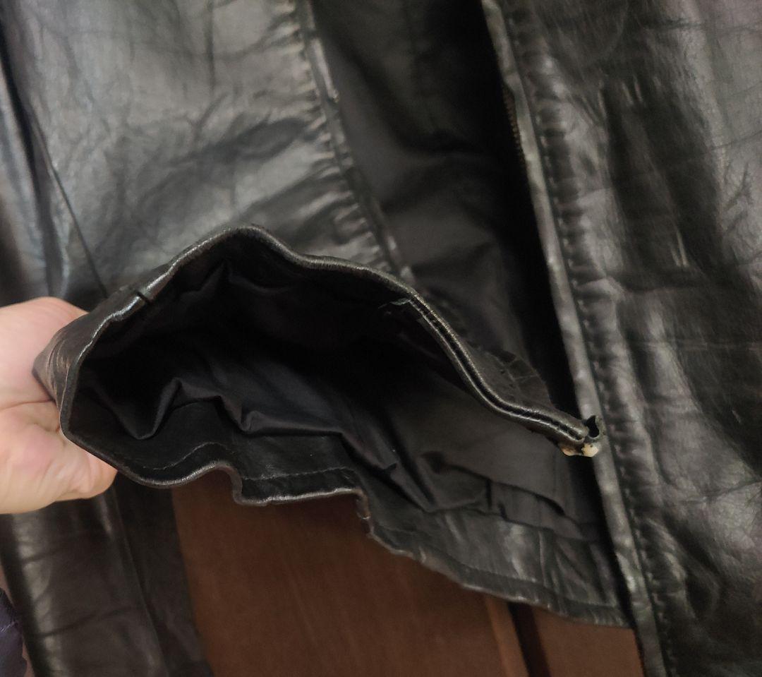 attack the mind 7 シングルライダースジャケット 黒 size2