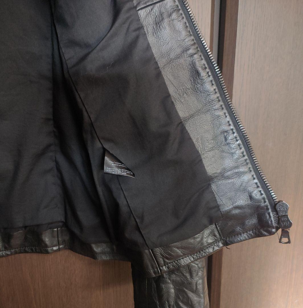 attack the mind 7 シングルライダースジャケット 黒 size2