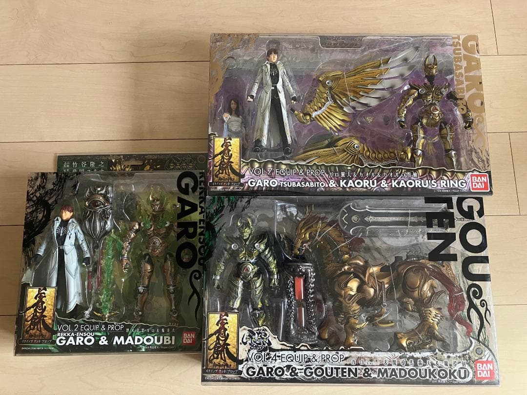 牙狼＜GARO＞シリーズ　イクイップ＆プロップ　7体セット (轟天未開封)