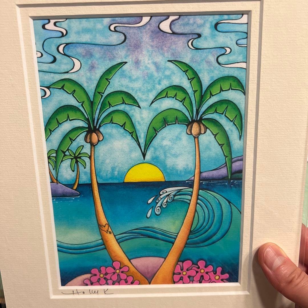 ホリーK アート ビーチ　　サーフィン　3枚セット