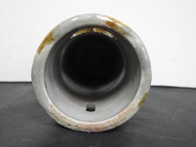 蔵六造　信楽写し　掛花入れ　共箱　MA604