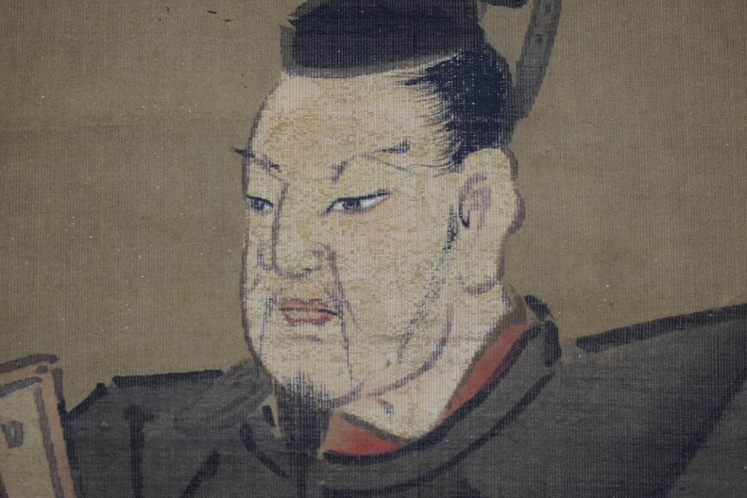 作者不詳/菅原道真公像図/掛軸☆宝船☆Z-628