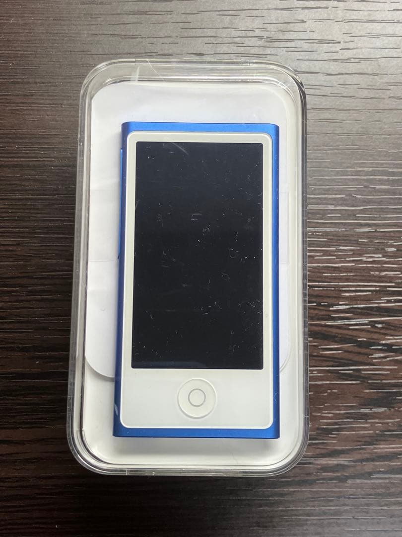 【美品】iPod nano 第7世代 ブルー イヤホン 箱付き