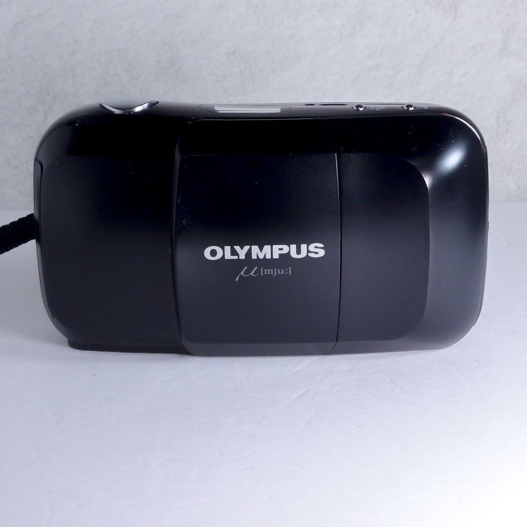 完動美品 オリンパス Olympus ミュー μ 初代 ブラック35mmf3.5