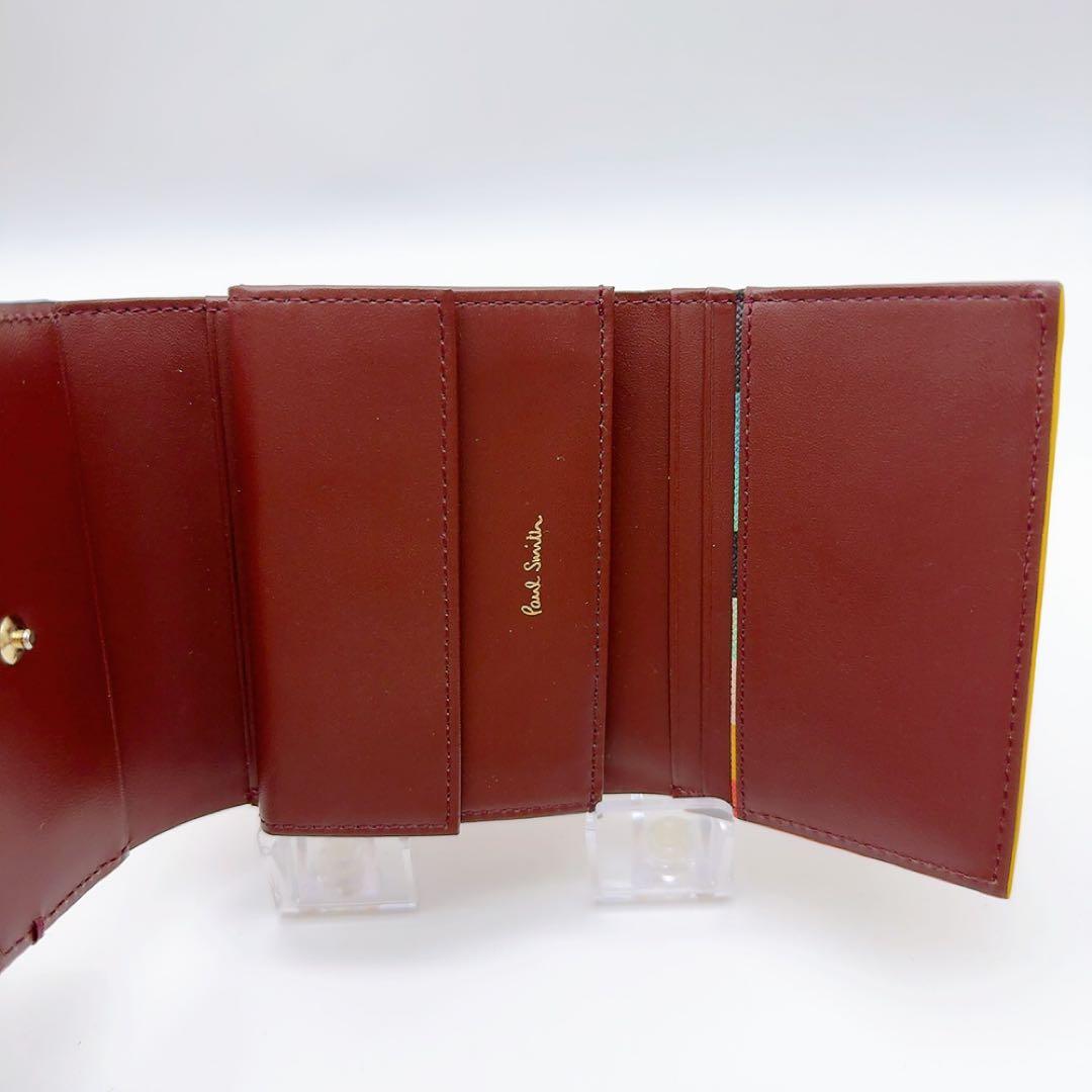 ポールスミス 二つ折り財布 サフィアーノレザー 新品 本革 バイカラー