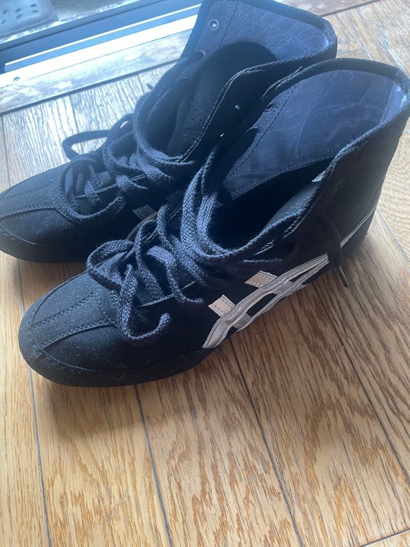 アシックス　レスリングシューズ　ブラック/シルバー　サイズ26cm